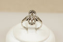 Silver Art Deco Marcasite Ring
