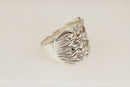 Substantial Vintage Silver Keeper Ring – Sheffield 1998