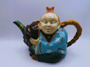 19th Century Minton Majolica Chinaman Teapot