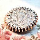 Victorian Silver Target Brooch