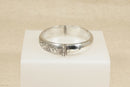 Vintage Silver Hinged Bangle