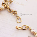Vintage 1970s Grossé Germany Faux Pearl & Jewel Cabochon Choker Necklace - Dior Era