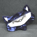 Lea Stein purple “Fox head” brooch
