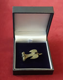 A Roman Ladies, Bronze Dove In Flight Style Cloak Brooch.