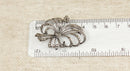Stylish Art Deco Silver & Marcasite Floral Brooch – Continental 800 Silver