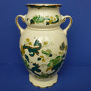 Masons Ironstone - Chartreuse Two Handled Vase