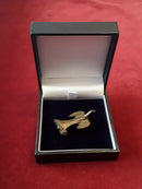 A Roman Ladies, Bronze Dove In Flight Style Cloak Brooch.