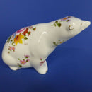 Royal Crown Derby Posies Paperweight - Polar Bear