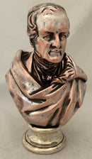 The Duke of Wellington, A Silver Plate on Copper Bust in the Manner of Elkington.