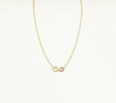 9ct Gold Pink Tourmaline & Diamond Pendant & Chain