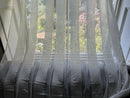Beautiful ivory wide classic stripe Victorian madras lace to finish 66”/65”