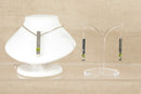 Kit Heath Silver & Peridot Pendant and Earring Set