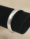 Classic Vintage Sterling Silver Hinged Bangle – Birmingham 1961