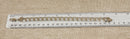 Silver Flat Curb Link Bracelet with Lobster Clasp