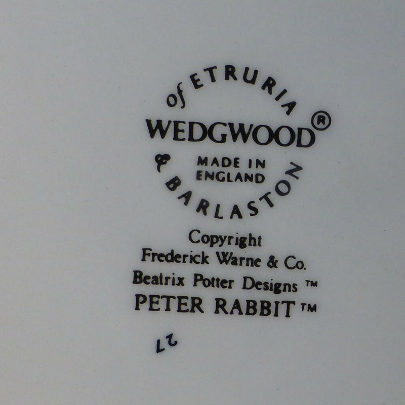 Wedgwood Beatrix Potter Peter Rabbit Happy Birthday Plate - 1989