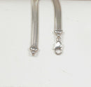 Stylish Silver Snake Design Necklace Chain – Birmingham Hallmarked