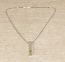 Kit Heath Silver & Peridot Pendant and Earring Set