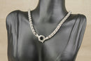 Stylish Silver Chunky Rope Necklace Chain