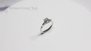 Platinum Emerald Cut Diamond 0.96ct Solitaire Ring