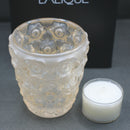 New Lalique: Gold "Anemones" votive