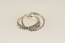Vintage Silver Russian Wedding Ring by Kit Heath