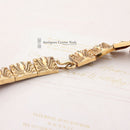 Vintage 1970s Zolotas Greek Revival 950 Silver Gilt Collar Necklace