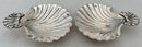 George IV Pair of Old Sheffield Plate Butter Shells, circa 1820.