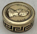 William Pitt The Younger Portrait Profile Snuff Box, circa 1806.