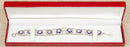 Antique French Silver & Enamel Bracelet