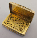 Georgian Solid Sterling Silver Vinaigrette Bir 1832 Francis Clark