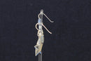 Silver Large Star Earrings