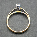 18ct gold diamond solitaire