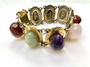 Vintage Depose DLH Gemstone Bracelet
