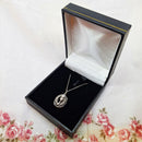 Silver Scottish Thistle Pendant on 18" Silver Chain