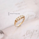 Late Victorian 18ct Old Cut Diamond 5 Stone Ring