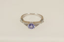 Silver & Blue Iolite Ring