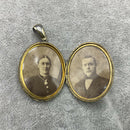 19th century silver gilt locket