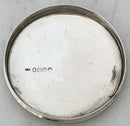 William IV Silver and Cut Glass Circular Box. London 1834. 1.2 troy ounces.