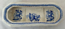 Napoleon Bonaparte Pearlware Razor Box, William Smith & Co. Circa 1840.