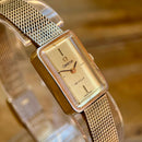 Omega De Ville Manual | Calibre 1070 | 1974 | Gold Plated | Tank Style