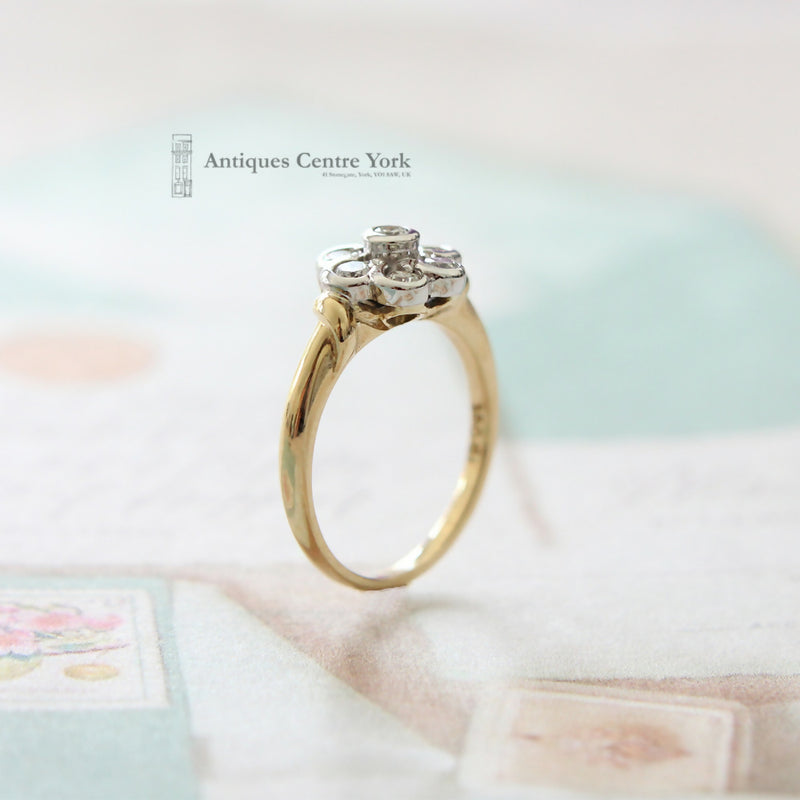 18ct Diamond Daisy Cluster Ring 0.50ct