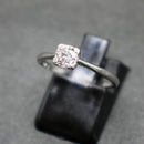 Platinum c0.73ct diamond solitaire ring
