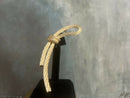 Vintage Christian Dior Gold Plated Rope Style Brooch