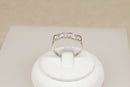 Silver & 5 Stone Crystal Ring