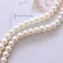 9ct White Gold Diamond & Freshwater Pearl Necklace