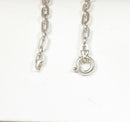 Chunky Sterling Silver Oval Link Necklace – 18 Inches, Birmingham Hallmarked