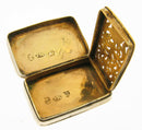 Georgian Solid Sterling Silver Vinaigrette Birmingham 1824 Joseph Willmore