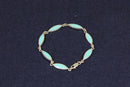 Beautiful Silver & Turquoise Bracelet – 7¼” Stamped 925