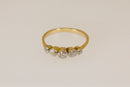 Classic 18ct Gold Graduated Five Stone Old Cut Diamond Ring – 0.45ct