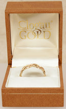 Beautiful 9ct Welsh Gold ‘Tree of Life’ Wedding Band by Clogau - Boxed